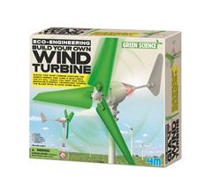 8503378 4M 00-03378 Aktivitetspakke, Build Your Wind Turbine Green Science, 4M